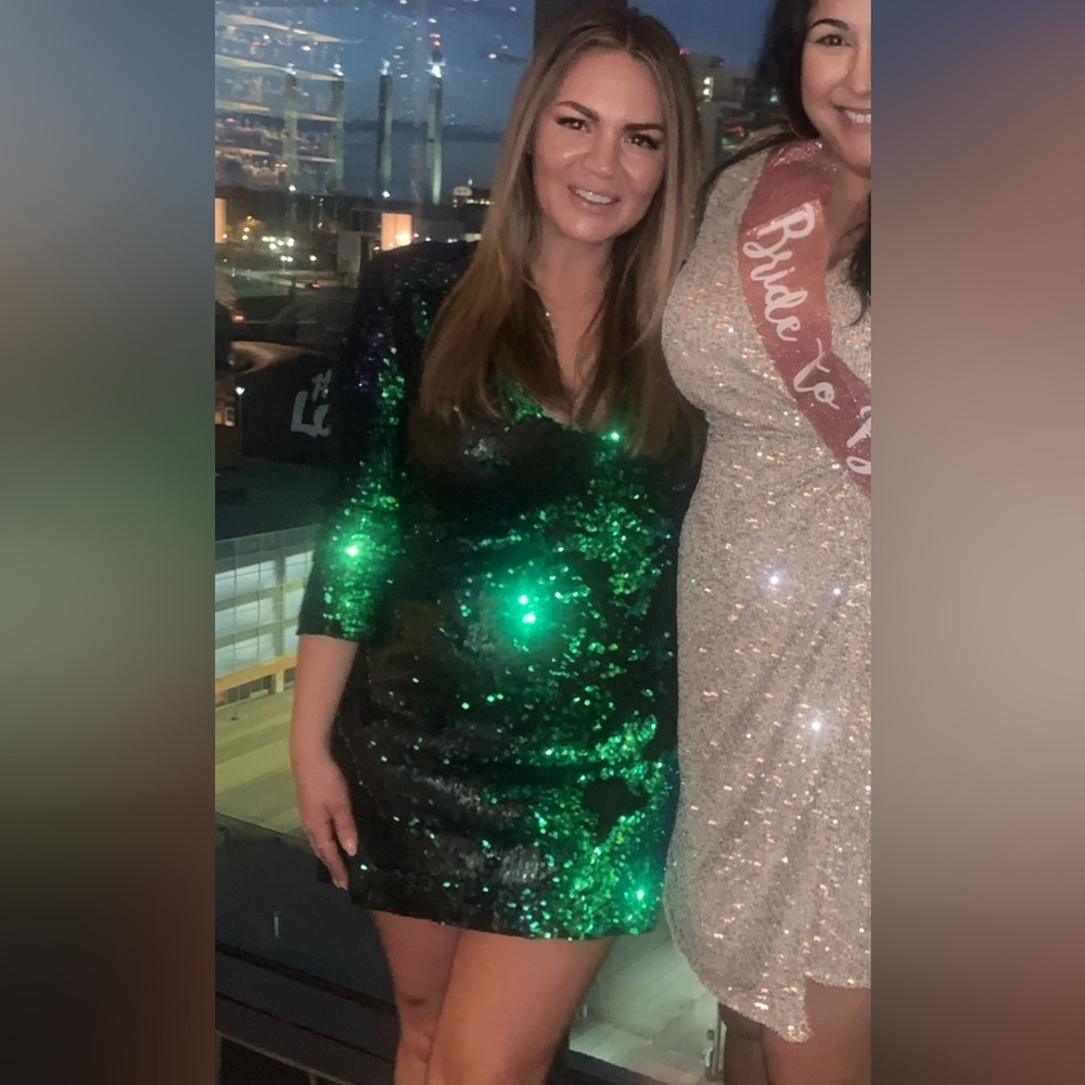 Zara sequins dress